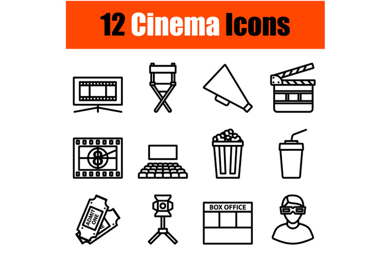 cinema-icon-set