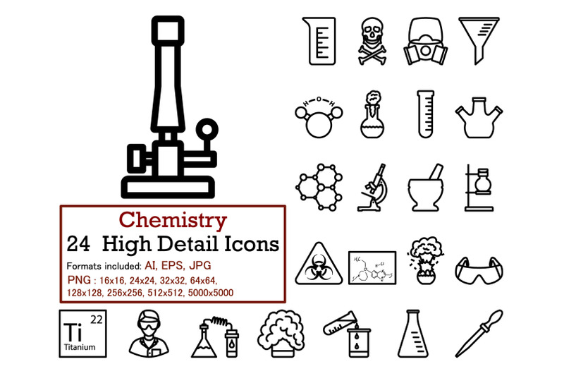 chemistry-icon-set