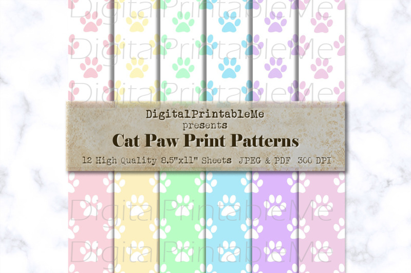 cat-paw-digital-paper-pastel-rainbow-print-mix-white-pack-mixed-colo