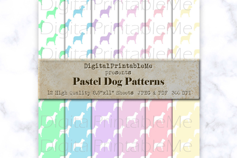 pastel-dog-mix-digital-paper-pack-variety-of-colors-dog-lover-scra