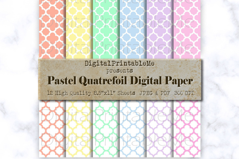 pastel-quatrefoil-digital-paper-pastel-white-pattern-scrapbook-pack