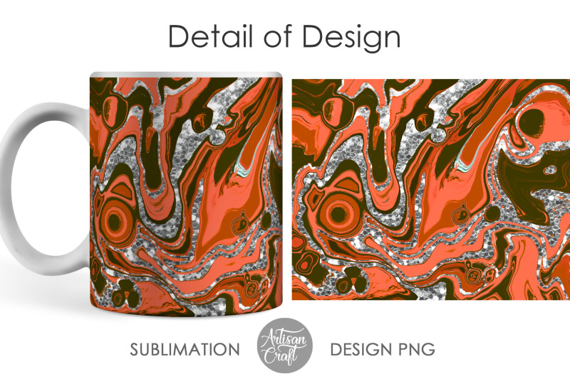sublimation-designs-for-mugs-11-oz-mug-fluid-art-silver-glitter