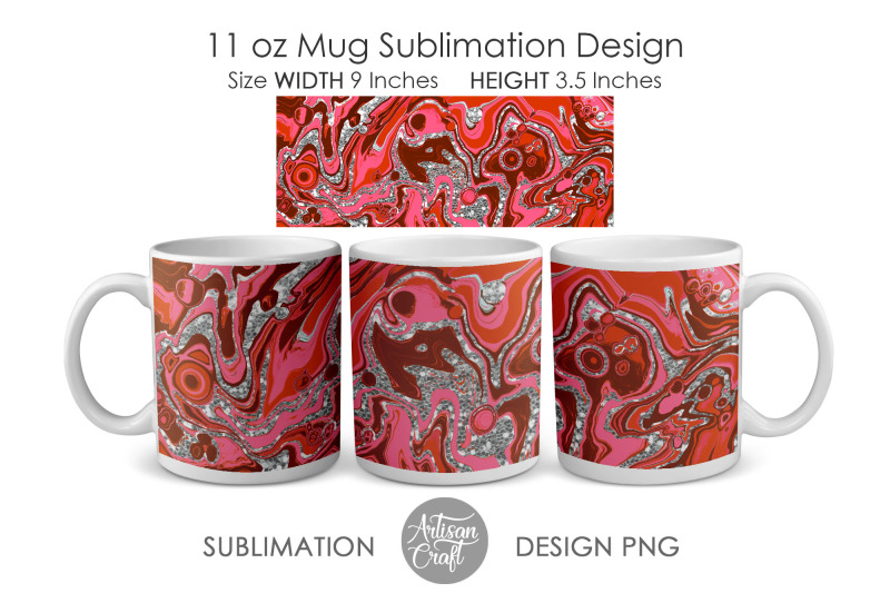 sublimation-designs-for-mugs-11-oz-mug-fluid-art-silver-glitter