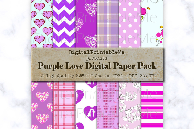 purple-mixed-pattern-digital-paper-love-romance-scrapbook-pack-prin