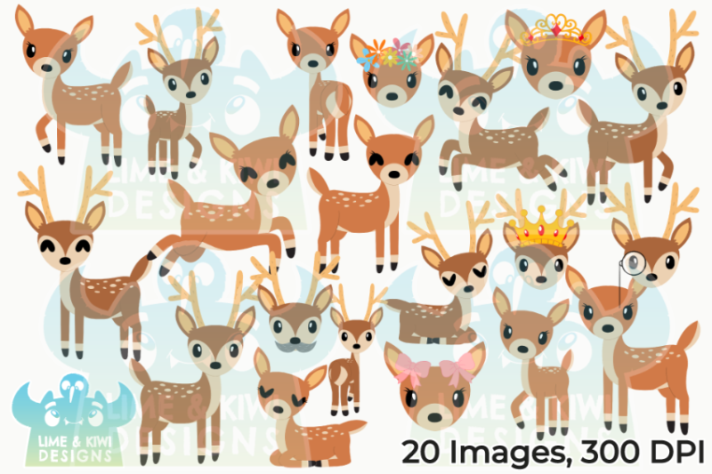 deer-clipart-lime-and-kiwi-designs