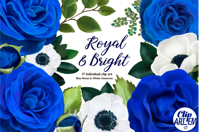 royal-blue-roses-white-anemones-watercolor-17-png-floral-clip-art-set