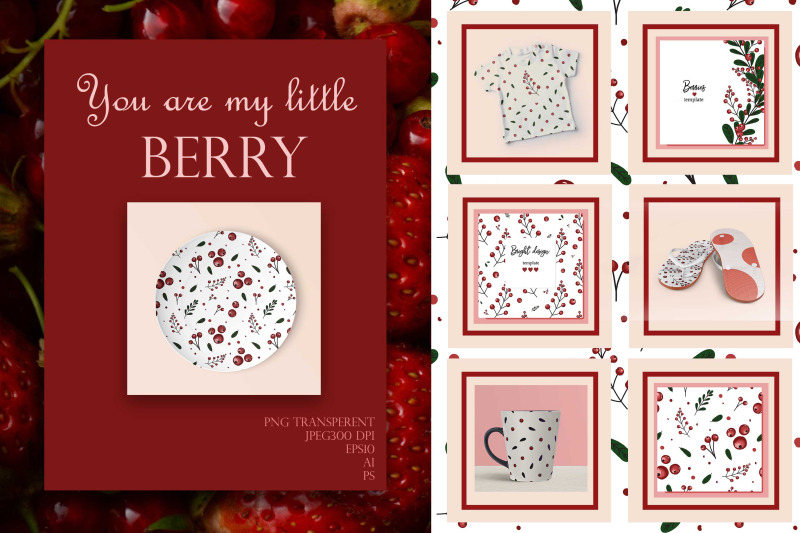 quot-you-are-my-little-berry-quot-patterns-card-templates-elements-and-seaml