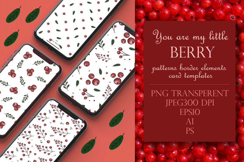 quot-you-are-my-little-berry-quot-patterns-card-templates-elements-and-seaml