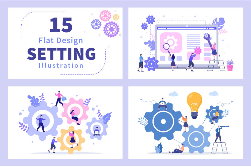 15-setting-flat-design-illustration