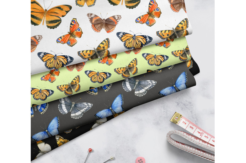 watercolor-butterflies-digital-paper-butterfly-pattern