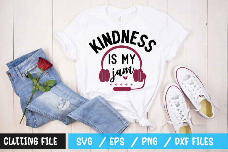 Kindness is my jam svg Free SVG CUt Files
