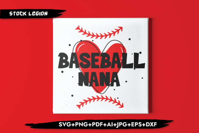 baseball-nana-heart-svg