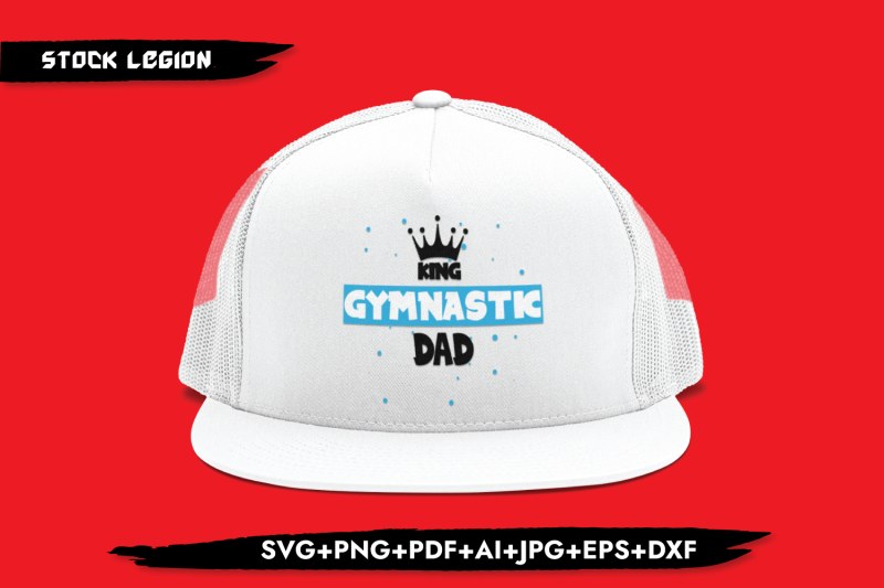 king-gymnastic-dad-svg