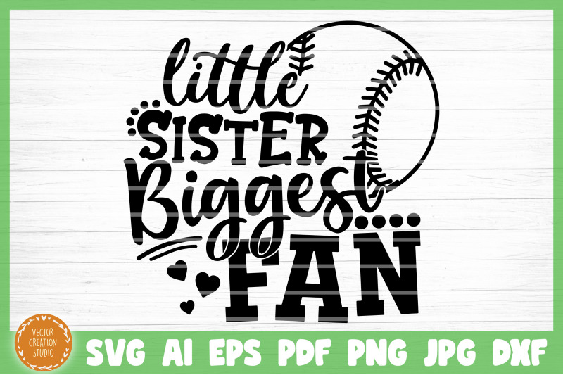 little-sister-biggest-softball-fan-svg-cut-file
