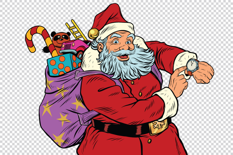 santa-claus-shows-on-the-clock-new-year-and-christmas