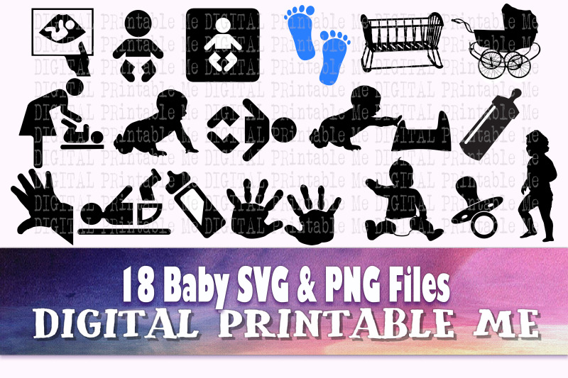 baby-svg-child-clip-art-silhouette-bundle-pacifier-bottle-sonogram-p