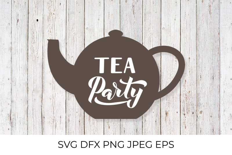 tea-party-calligraphy-hand-lettering-on-tea-pot