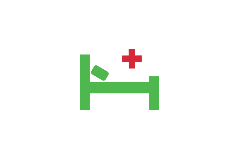 medical-icon-with-green-bed-hospital