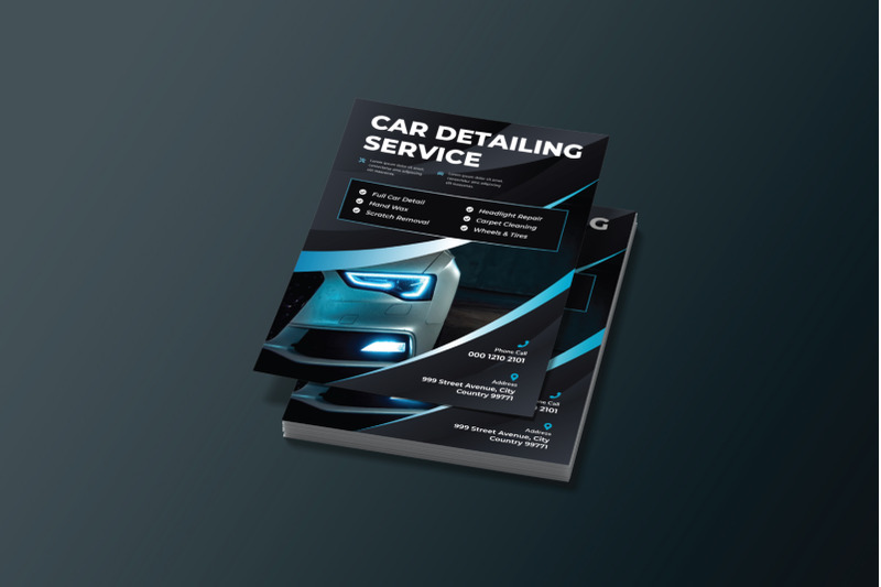 car-detailing-service-flyer-template