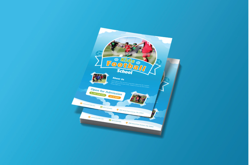 kids-soccer-school-flyer-brochure-template