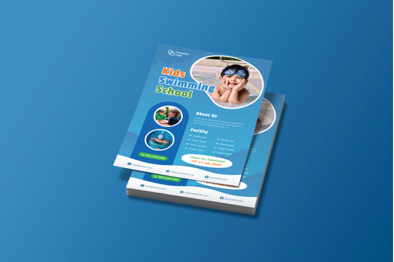 kids-swimming-school-flyer-brochure-template