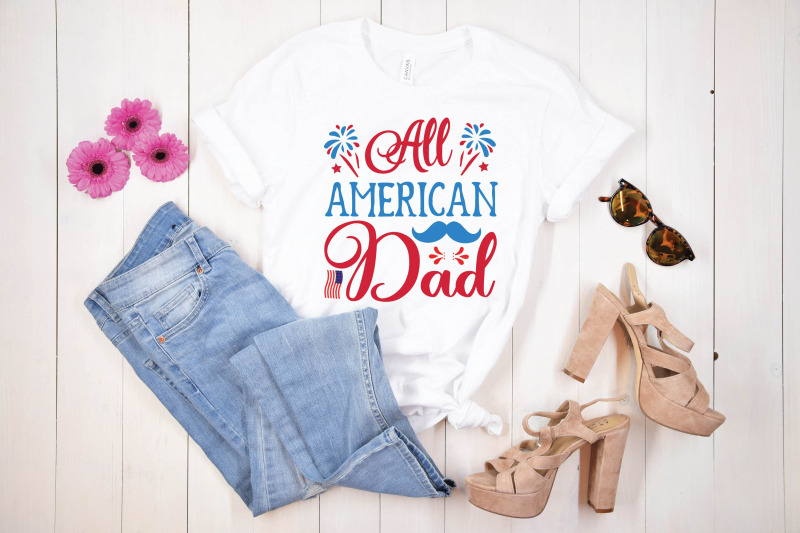 all-american-dad-svg-design