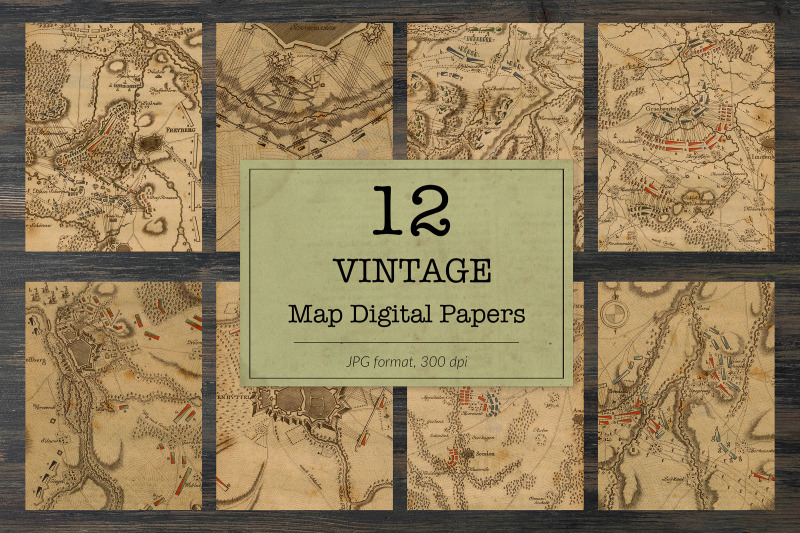 vintage-europe-maps