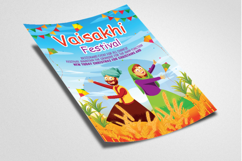 happy-baisakhi-indian-flyer-template