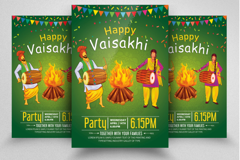 happy-baisakhi-flyer-poster-template