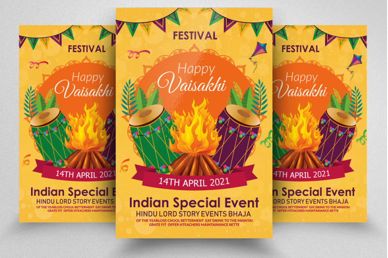 baisakhi-festival-flyer-poster-template