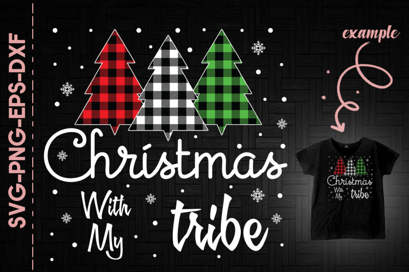 christmas-with-my-tribe-plaid-xmas-trees