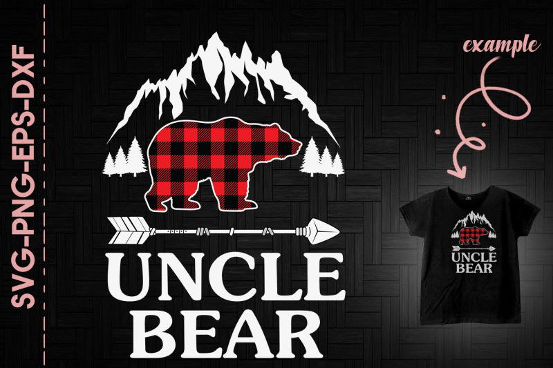 uncle-bear-red-plaid-christmas-family