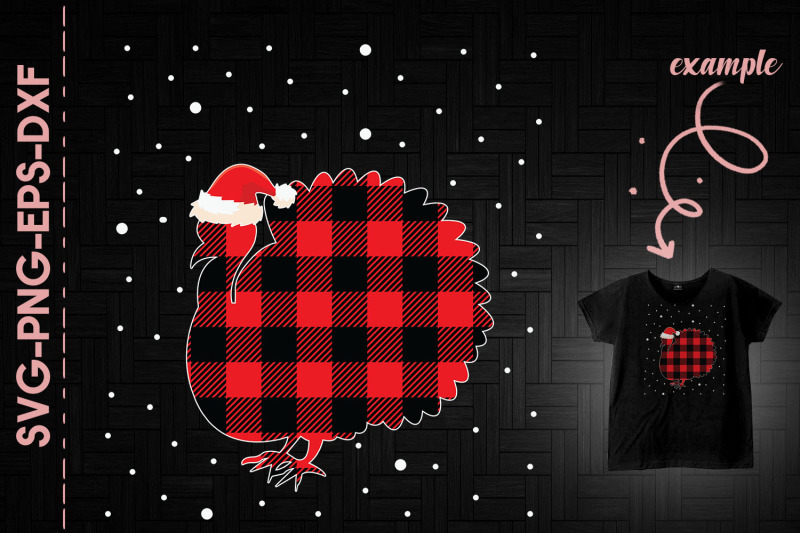 turkey-red-plaid-christmas-fun-decor