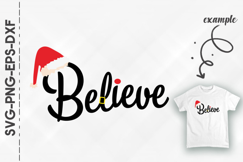 santa-hat-believe-christmas-elf-reindeer