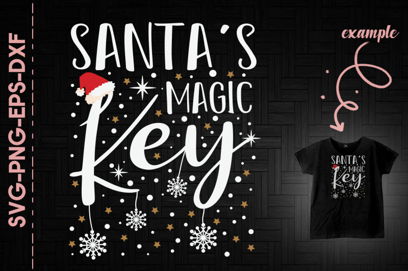 santa-039-s-magic-key-christmas-funny