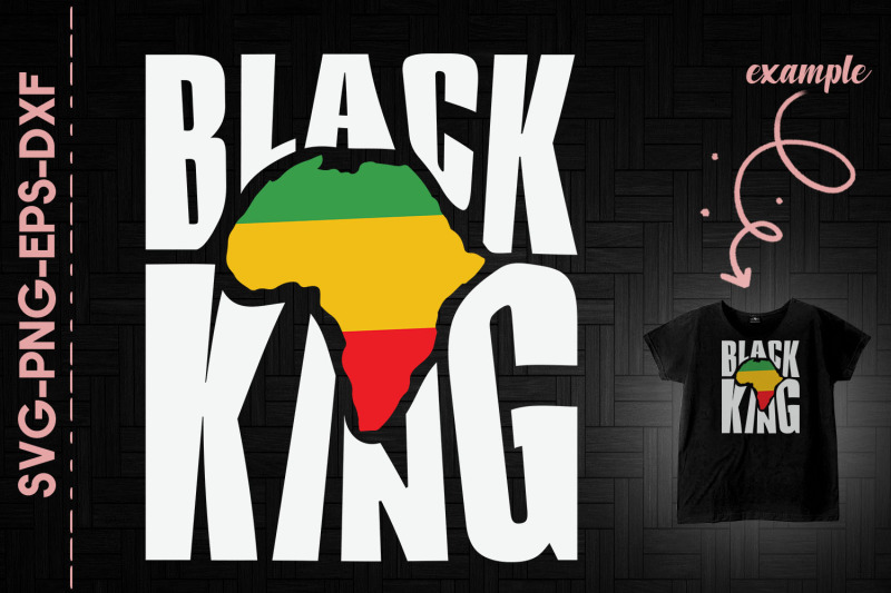 black-king-africa-map-africa-flag-blm