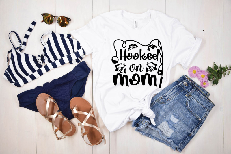 hooked-on-mom-svg-design