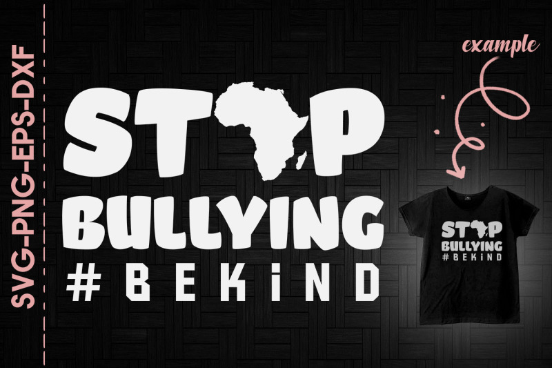 Stop Bullying Be Kind Black Lives Matter for Silhouette