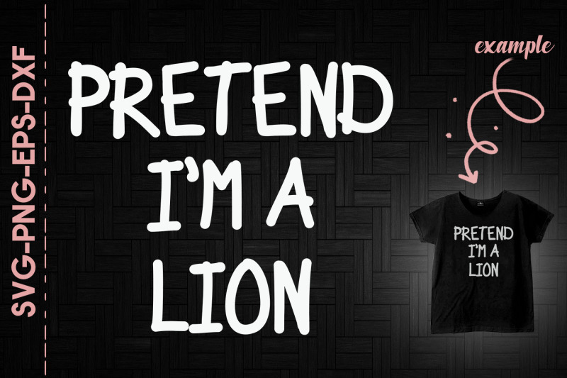 pretend-i-039-m-a-lion-funny-halloween