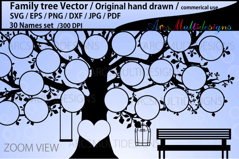 30-spots-family-tree-vector