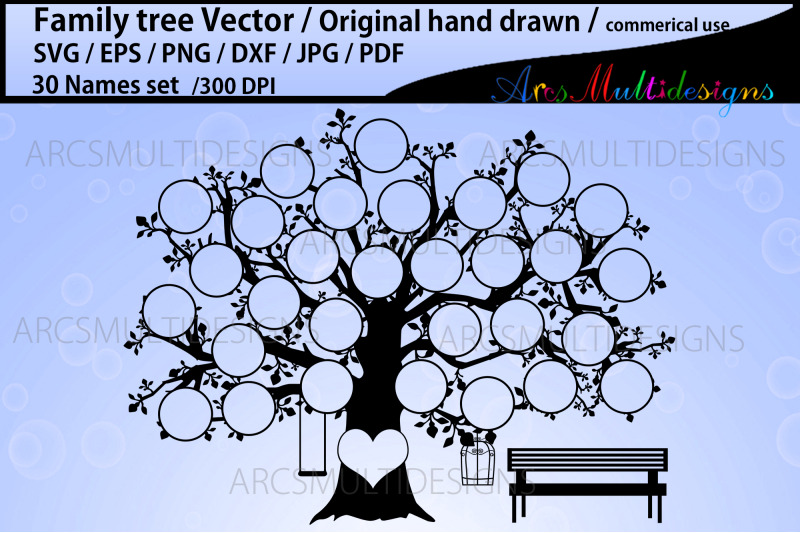 30-spots-family-tree-vector