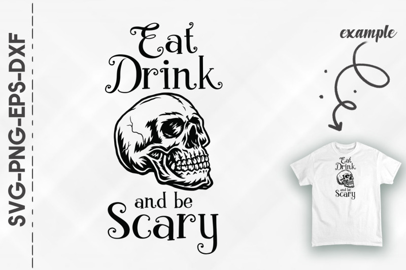 eat-drink-and-be-scary-skull-halloween