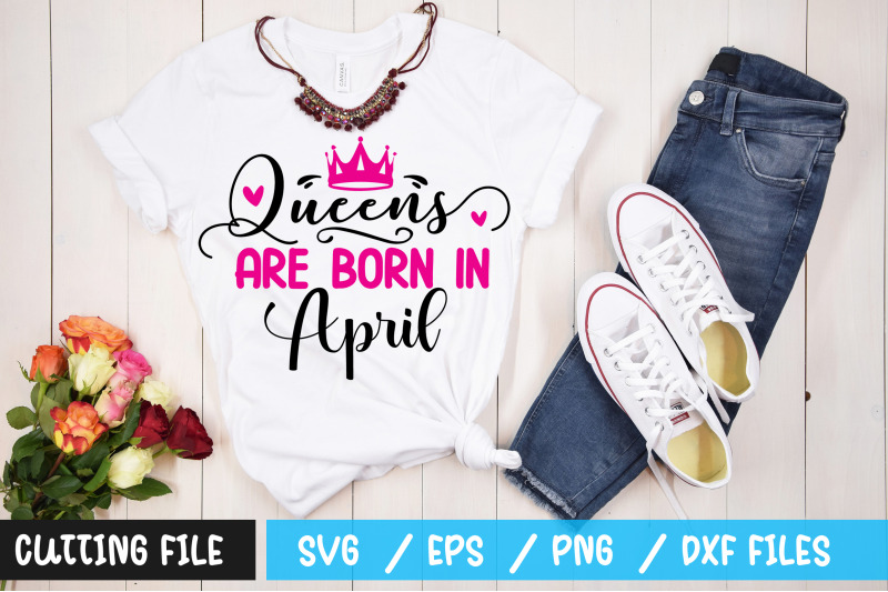 queens-are-born-in-april-svg