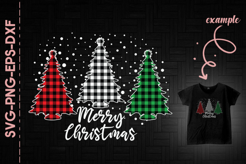 merry-christmas-trees-plaid-red-green