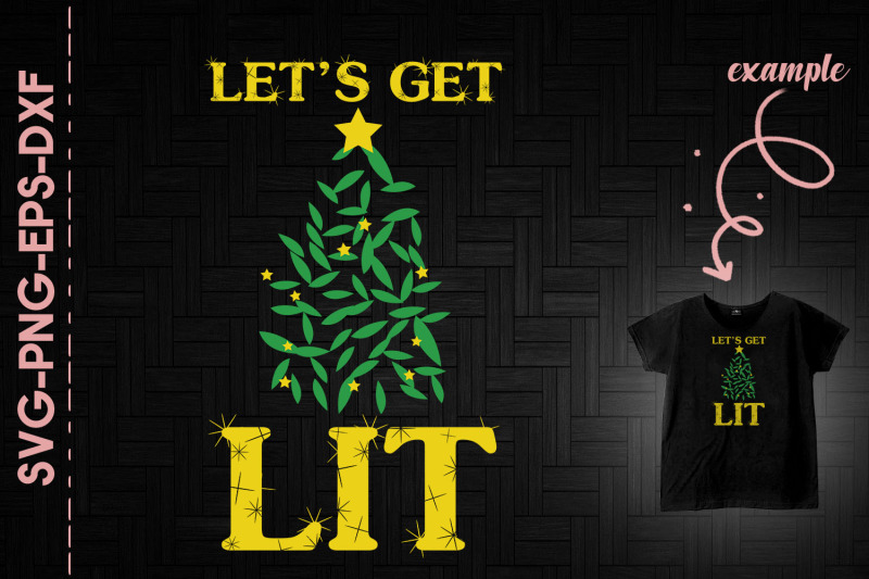 let-039-s-get-lit-funny-christmas-tree