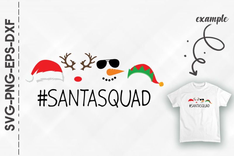 santa-squad-reindeer-snowman-elf-xmas