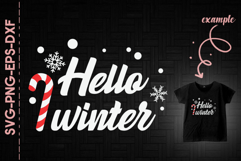 hello-winter-christmas-candy-canes-snow