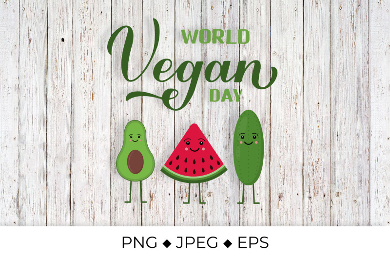 world-vegan-day-lettering-with-fruits-and-vegetables