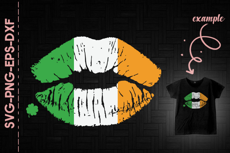 irish-flag-kissing-lips-shamrock-patrick