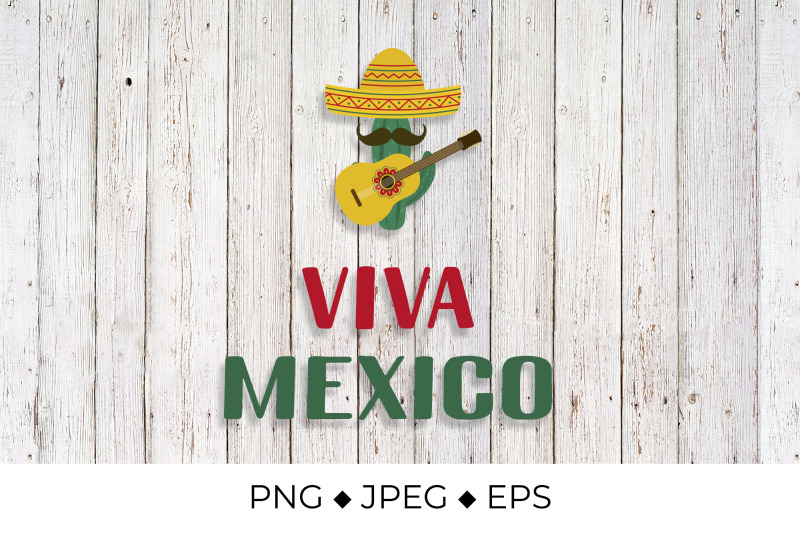 viva-mexico-lettering-with-sombrero-cactus-and-guitar